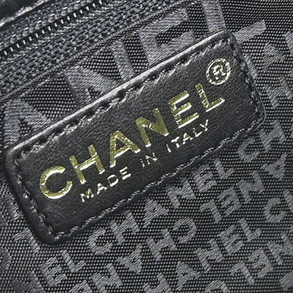 Chanel Black Lambskin Choco Bar Shoulder Bag