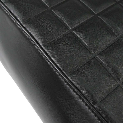Chanel 2003-2004 Black Lambskin Choco Bar Shoulder Bag