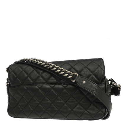 Chanel 2016-2017 Black Calfskin Casual Rock Shoulder Bag