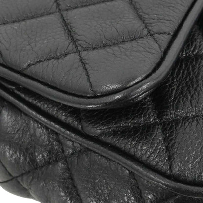 Chanel 2016-2017 Black Calfskin Casual Rock Shoulder Bag