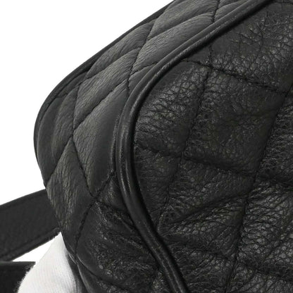 Chanel 2016-2017 Black Calfskin Casual Rock Shoulder Bag