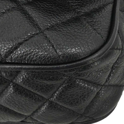 Chanel 2016-2017 Black Calfskin Casual Rock Shoulder Bag