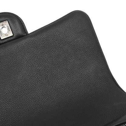 Chanel 2016-2017 Black Calfskin Casual Rock Shoulder Bag