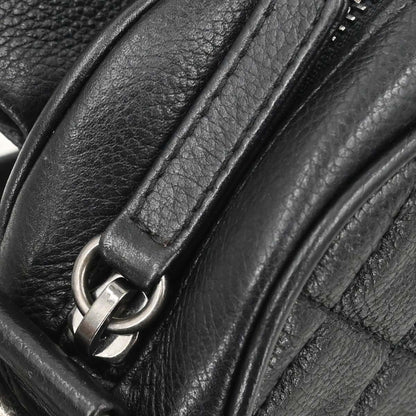 Chanel 2016-2017 Black Calfskin Casual Rock Shoulder Bag