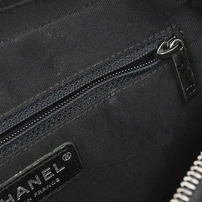 Chanel 2016-2017 Black Calfskin Casual Rock Shoulder Bag