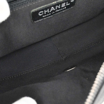 Chanel 2016-2017 Black Calfskin Casual Rock Shoulder Bag