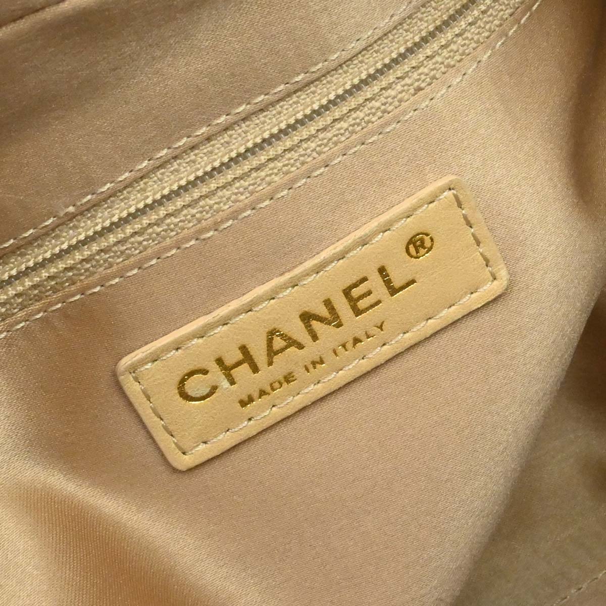 Chanel Brown Lambskin Bubble Quilt Handbag