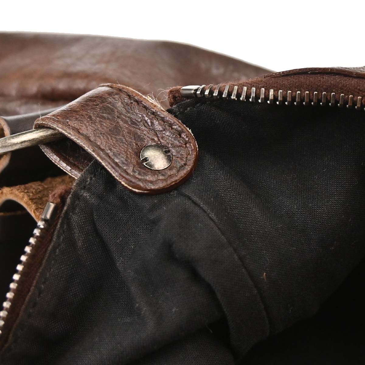 Balenciaga Brown Lambskin The Day Shoulder Bag