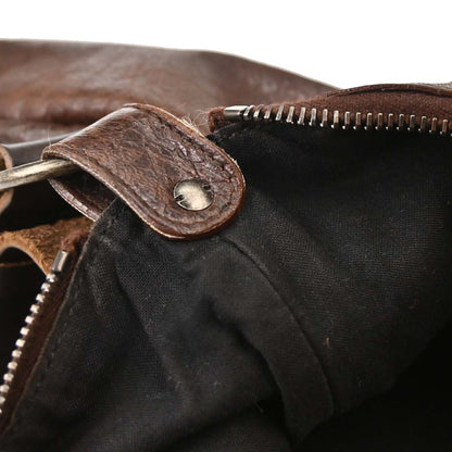 Balenciaga Brown Lambskin The Day Shoulder Bag