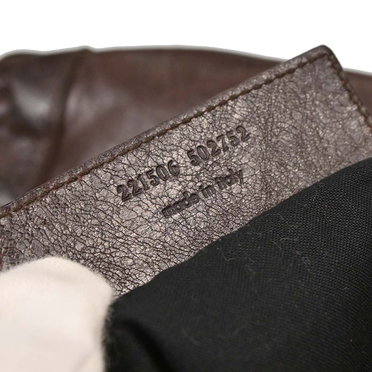 Balenciaga Brown Lambskin The Day Shoulder Bag