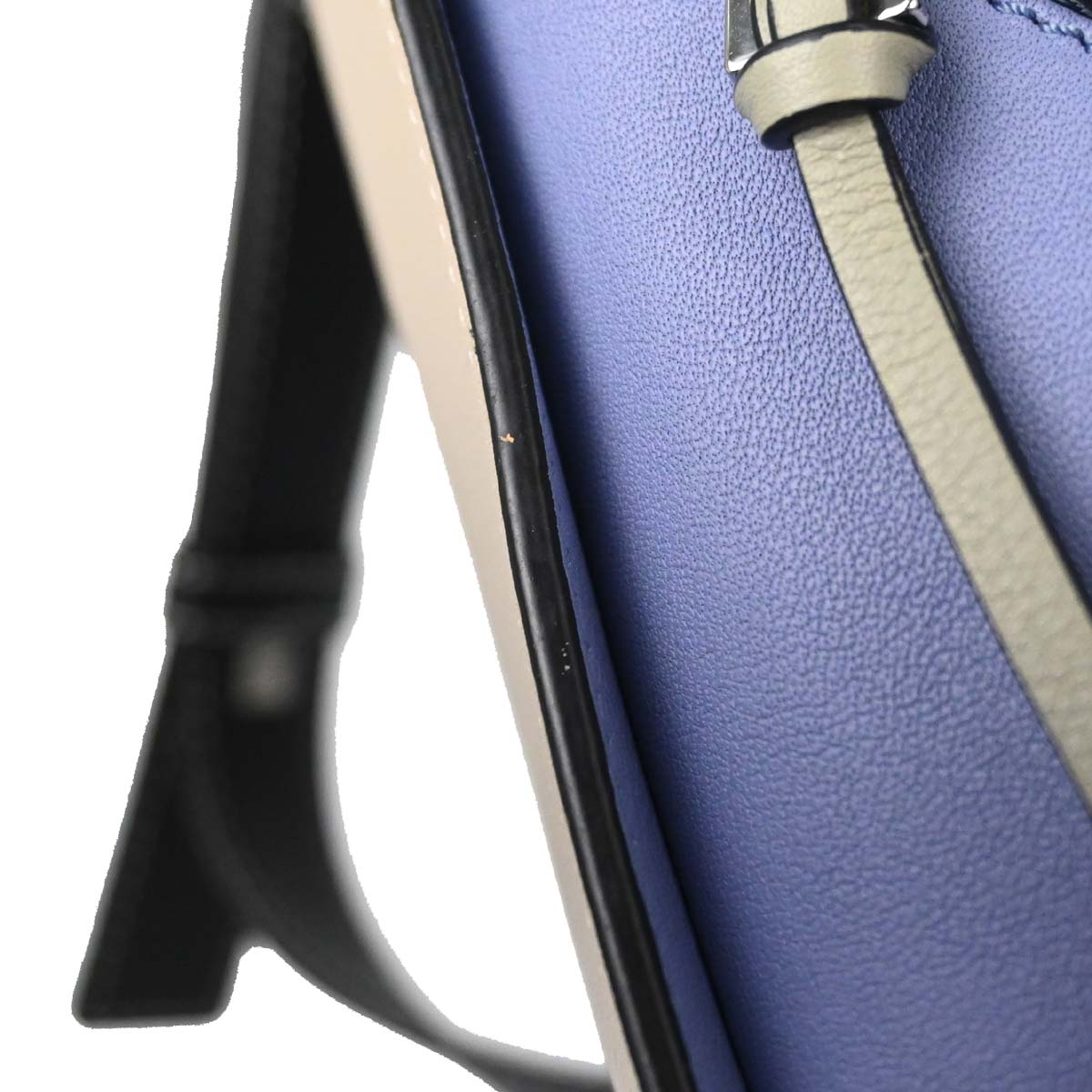 Loewe Blue Beige Black Hammock 2way Shoulder Tote Handbag