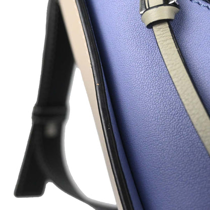 Loewe Blue Beige Black Hammock 2way Shoulder Tote Handbag