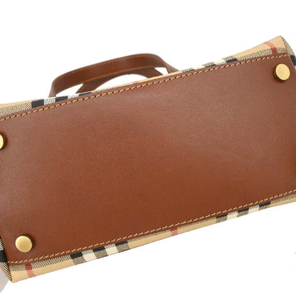 Burberry Beige House Check Handbag