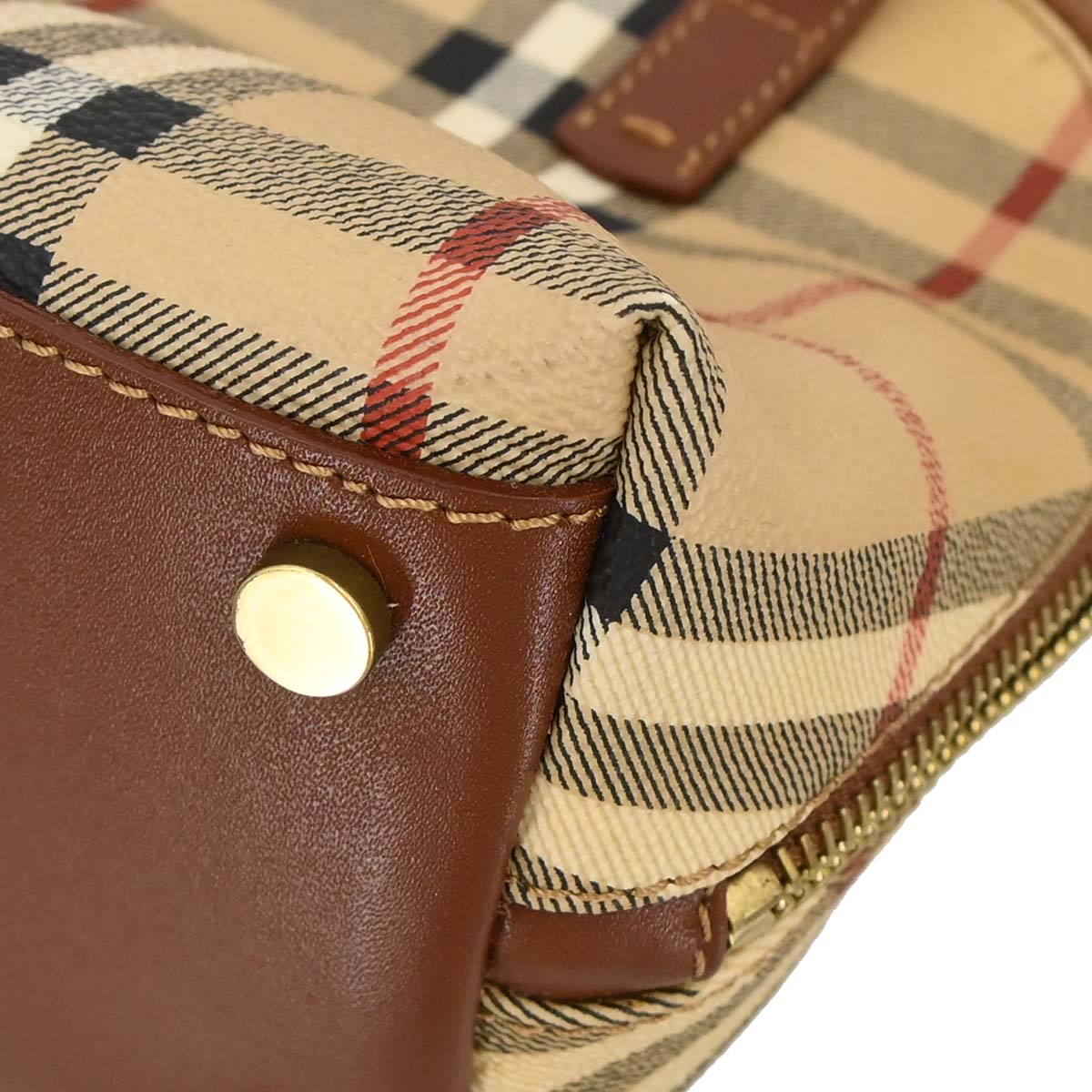 Burberry Beige House Check Handbag