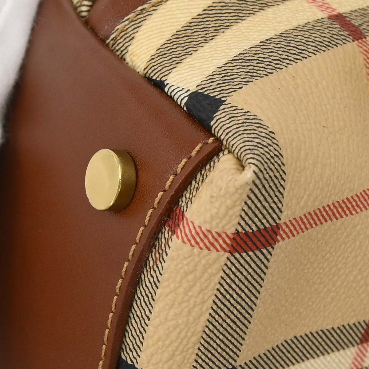 Burberry Beige House Check Handbag
