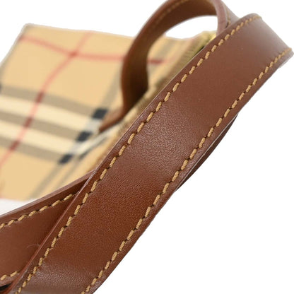 Burberry Beige House Check Handbag