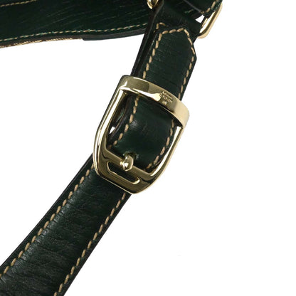 Gucci Green GG Canvas Sherry Horsebit Shoulder Bag