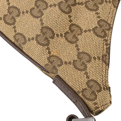 Gucci Brown Beige Canvas GG Handbag