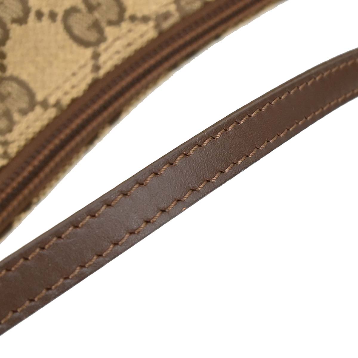 Gucci Brown Beige Canvas GG Handbag