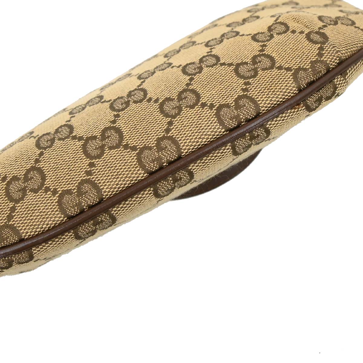 Gucci Brown Beige Canvas GG Handbag