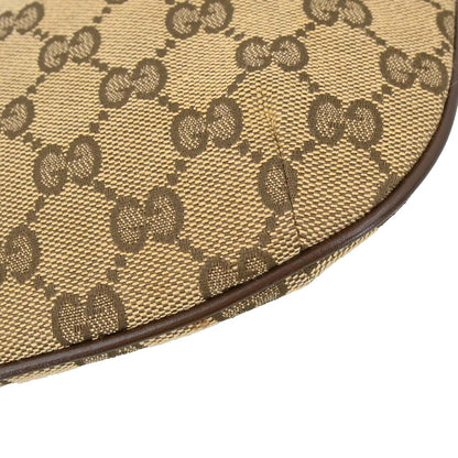 Gucci Brown Beige Canvas GG Handbag