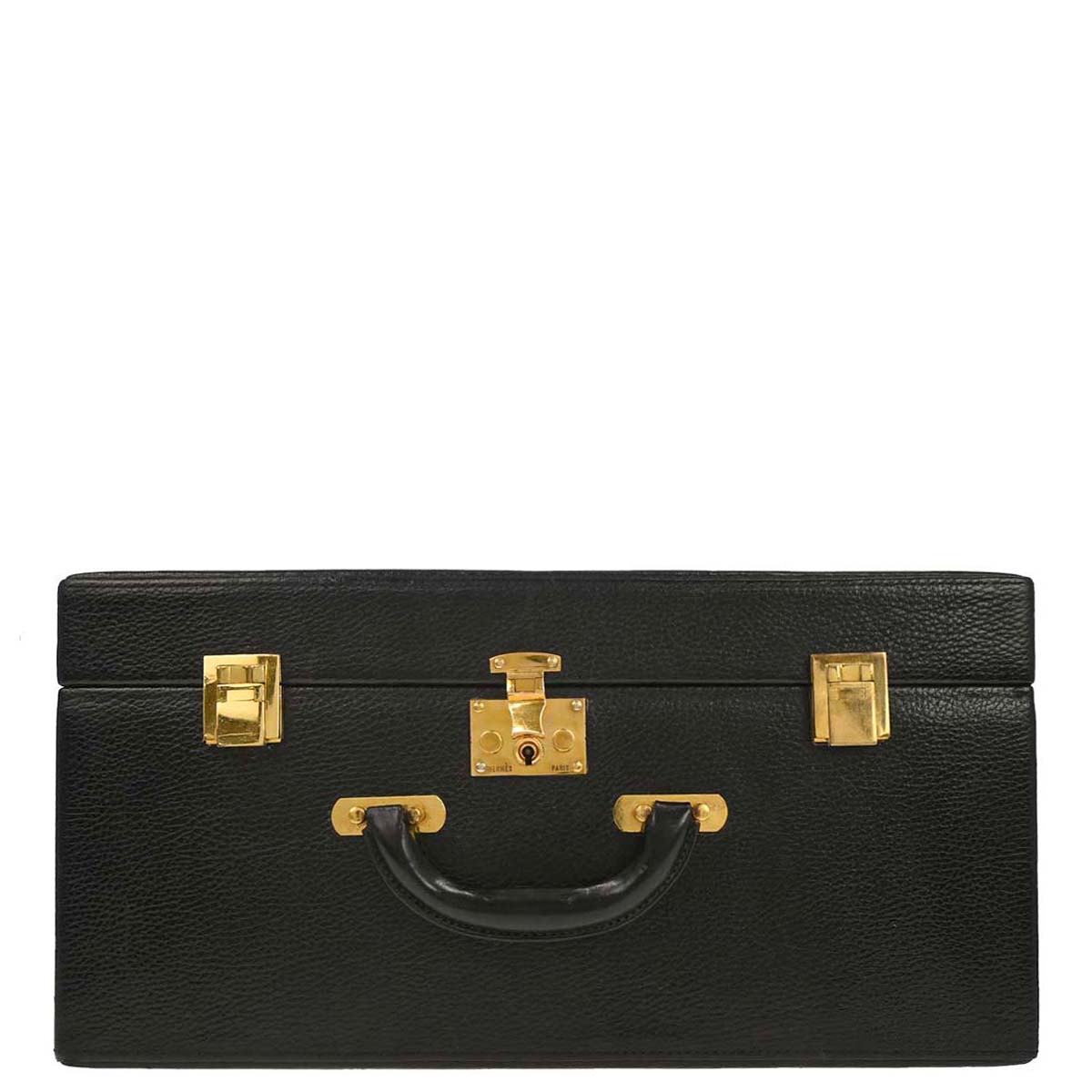 Hermes Black Ardennes Trunk Handbag