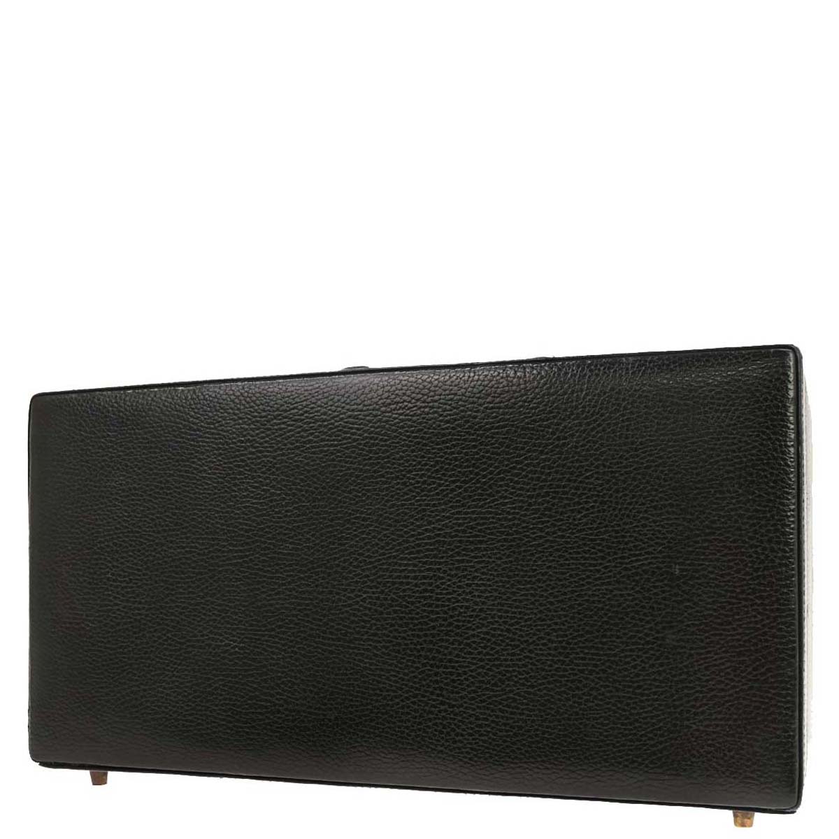 Hermes Black Ardennes Trunk Handbag