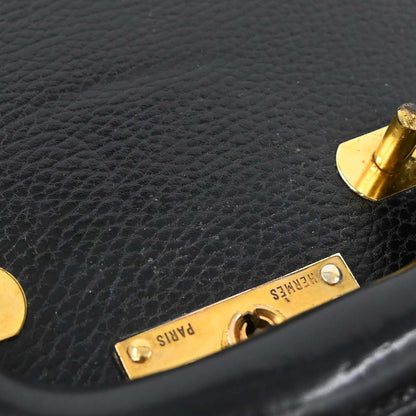 Hermes Black Ardennes Trunk Handbag