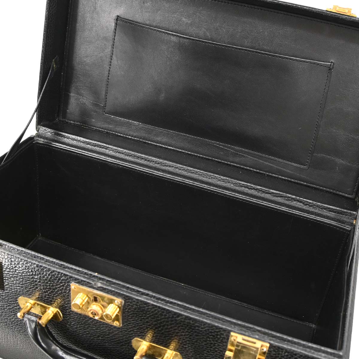 Hermes Black Ardennes Trunk Handbag