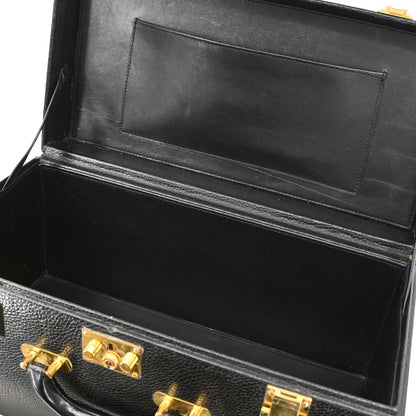 Hermes Black Ardennes Trunk Handbag