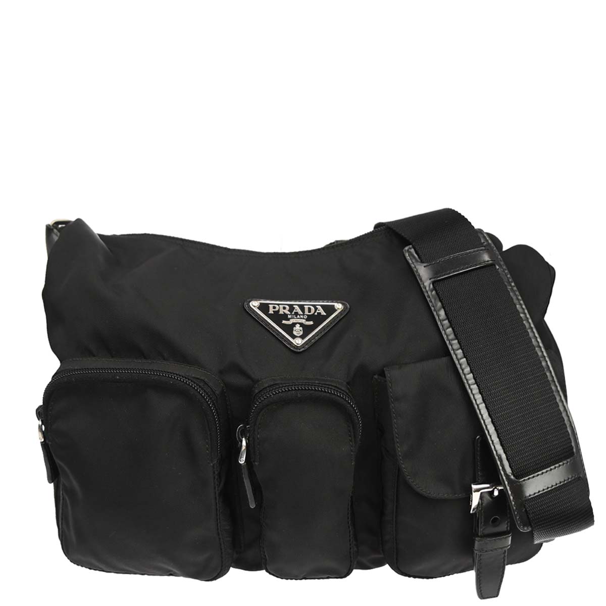 Prada Black Nylon Shoulder Bag