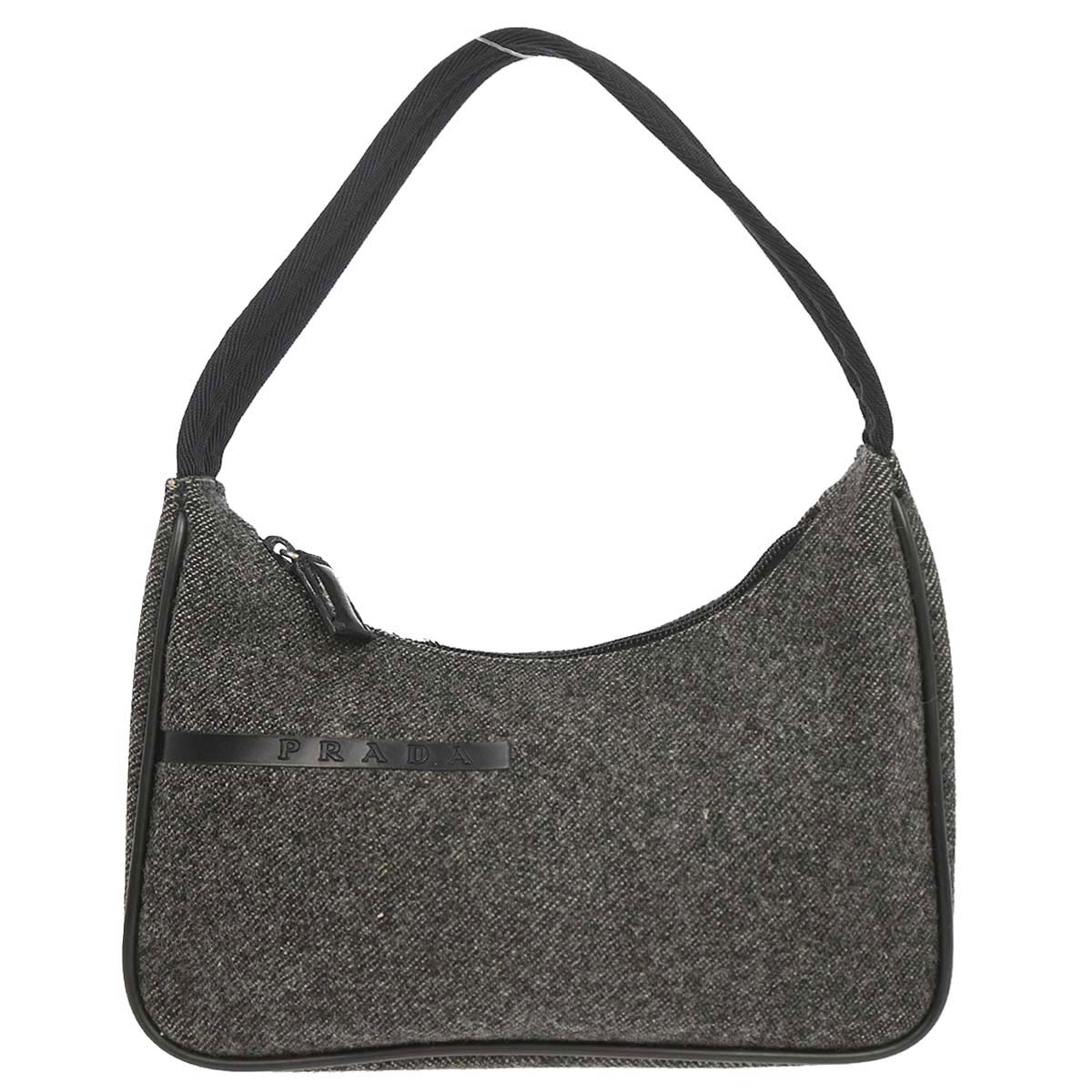 Prada Sport Gray Wool Handbag