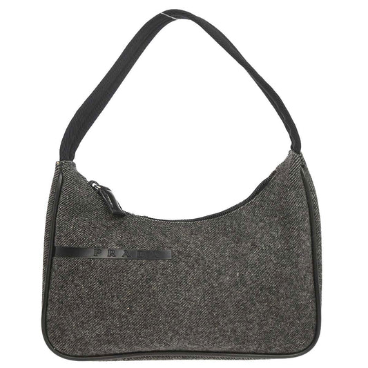 Prada Sport Gray Wool Handbag