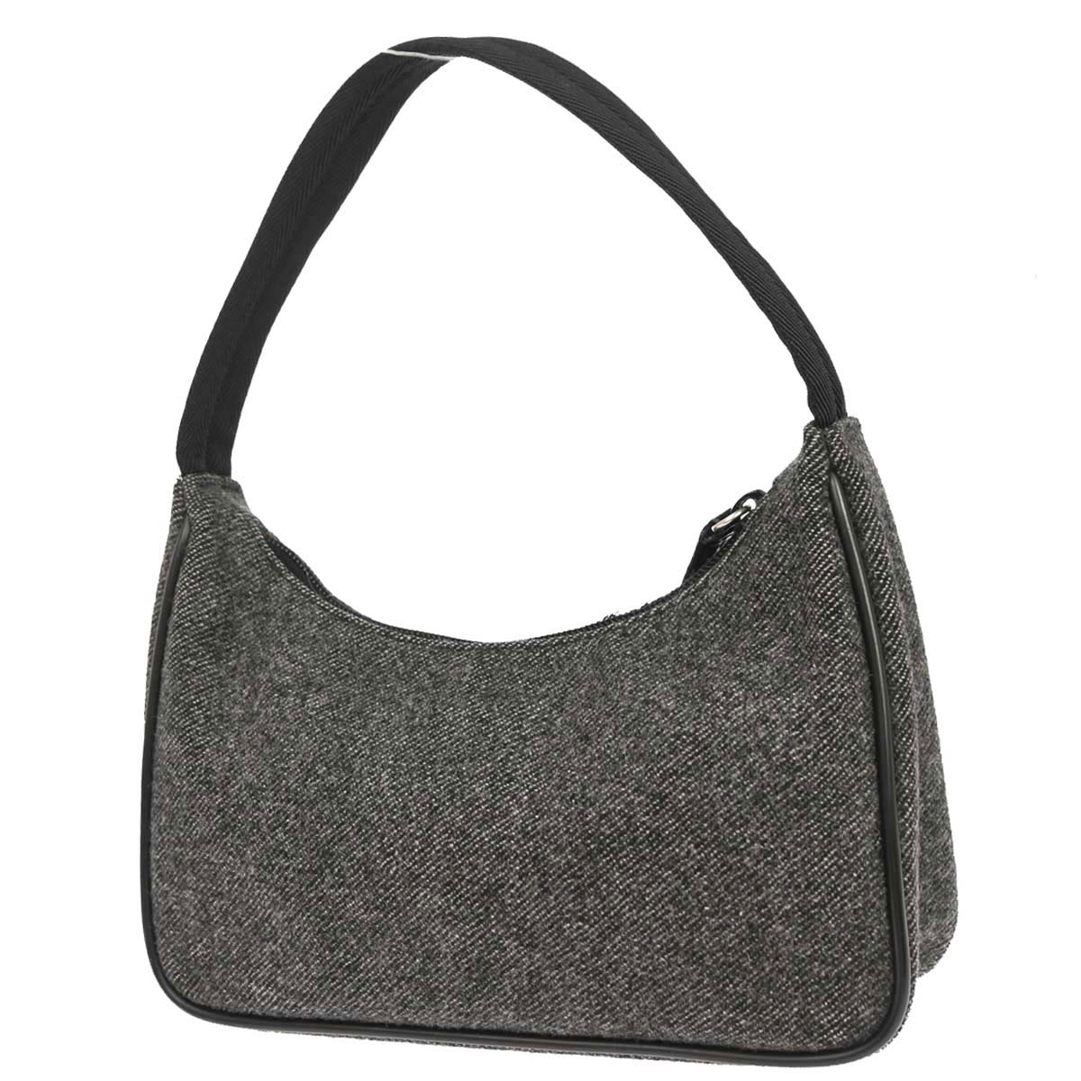 Prada Sport Gray Wool Handbag
