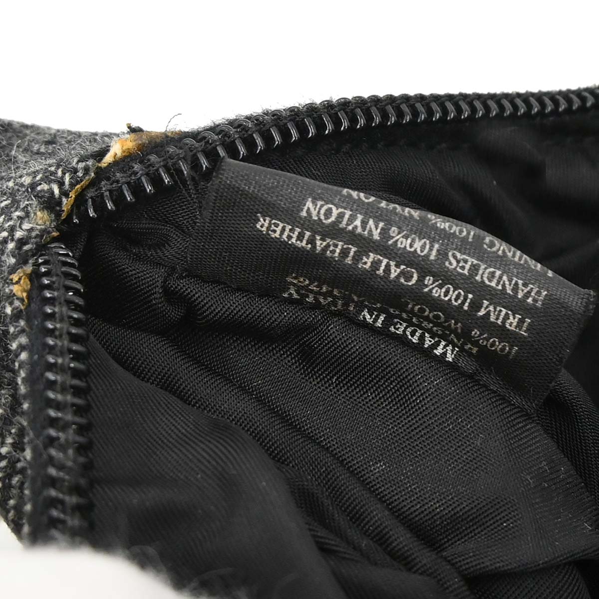 Prada Sport Gray Wool Handbag