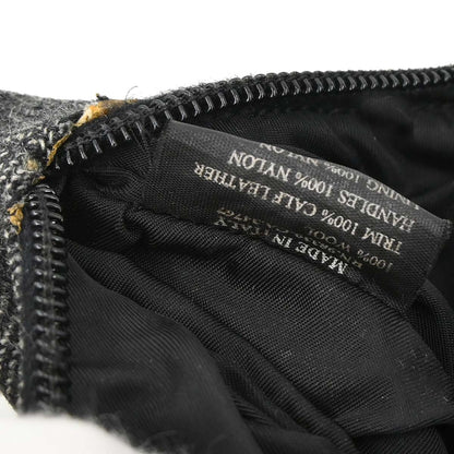 Prada Sport Gray Wool Handbag