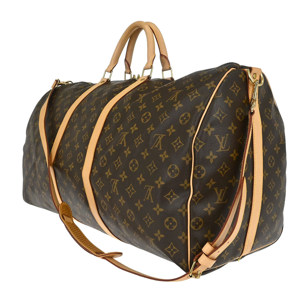 Louis Vuitton Monogram Keepall Bandouliere 60 Duffle Bag M41412
