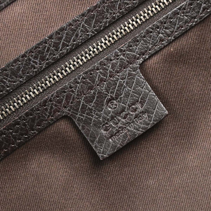 Gucci Brown GG Canvas Bamboo Handbag