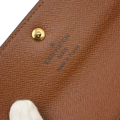 Louis Vuitton Monogram Porte Tresor Etui Papier Wallet M61202