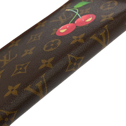 Louis Vuitton Monogram Cherry Porte Monnaie Zip Wallet M95006
