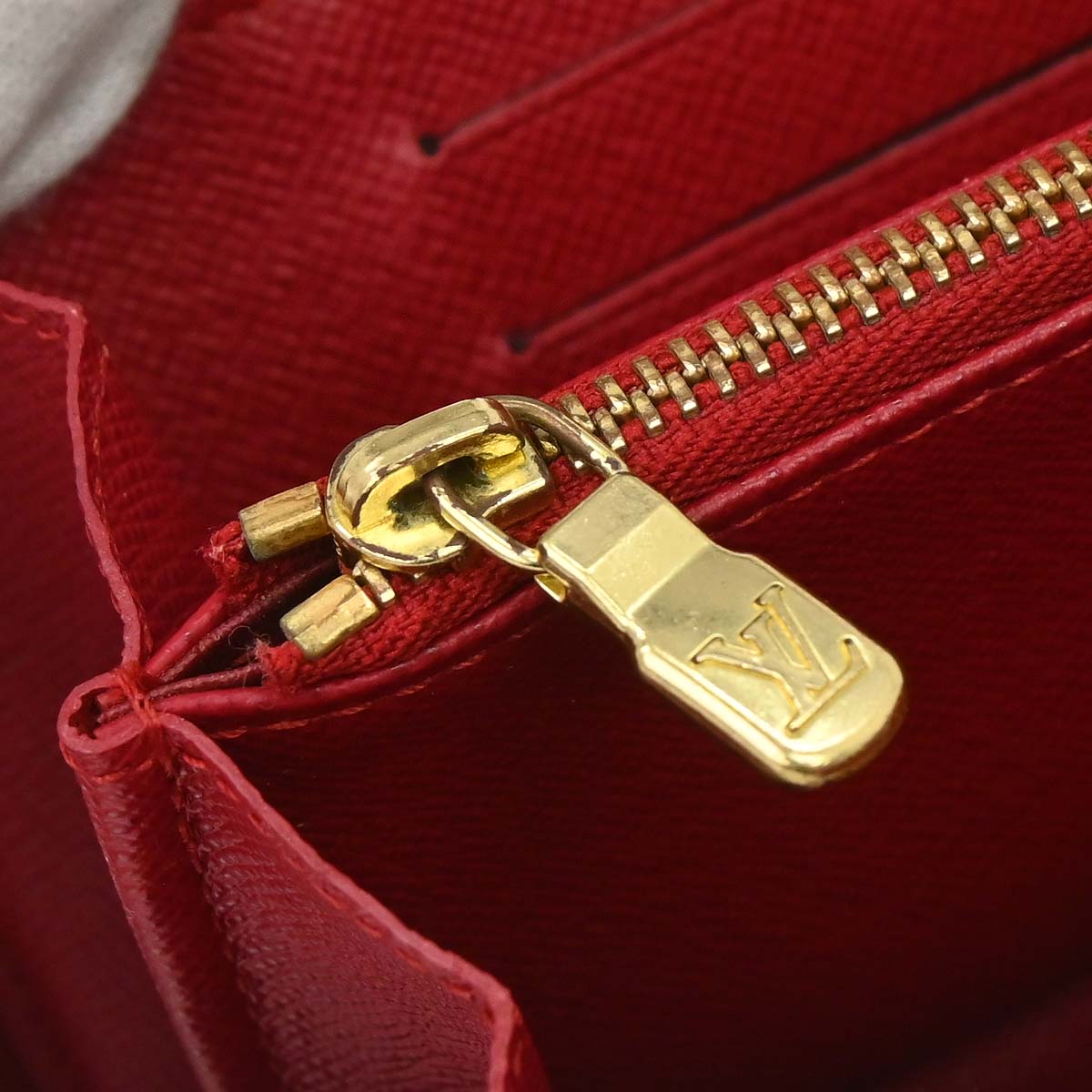 Louis Vuitton Monogram Cherry Porte Monnaie Zip Wallet M95006