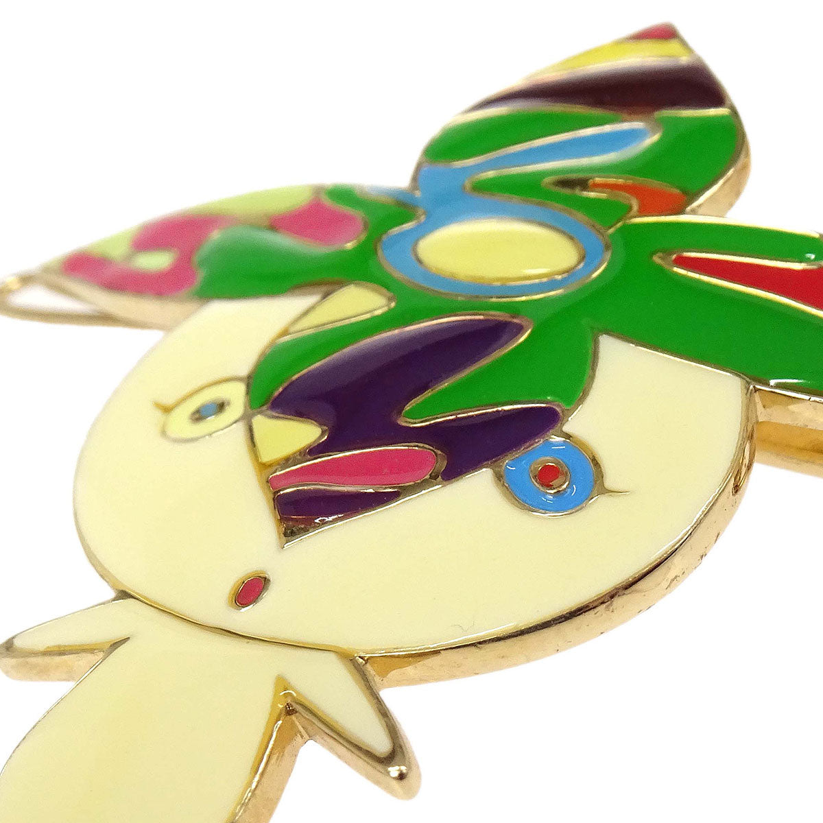 Louis Vuitton Hair Barrette Panda Onion Head Flower Boy M92595