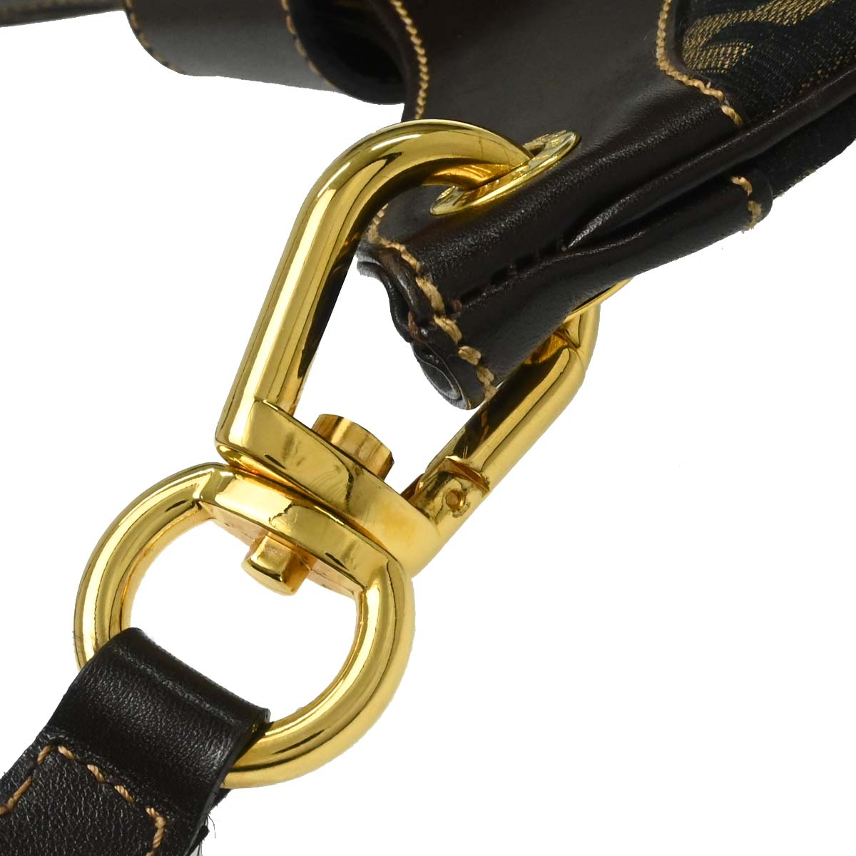 Fendi Brown Canvas Zucca Shoulder Bag