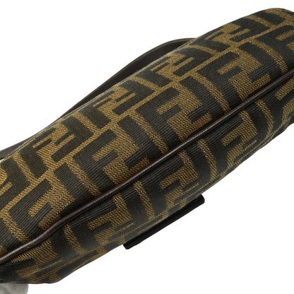 Fendi Brown Canvas Zucca Shoulder Bag