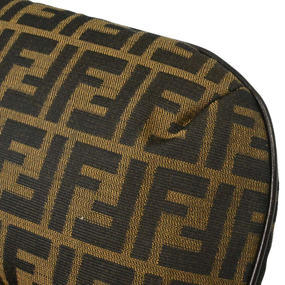 Fendi Brown Canvas Zucca Shoulder Bag