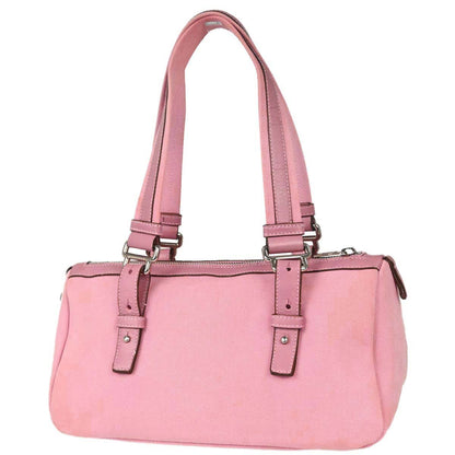 Yves Saint Laurent Pink Canvas Kahala Handbag