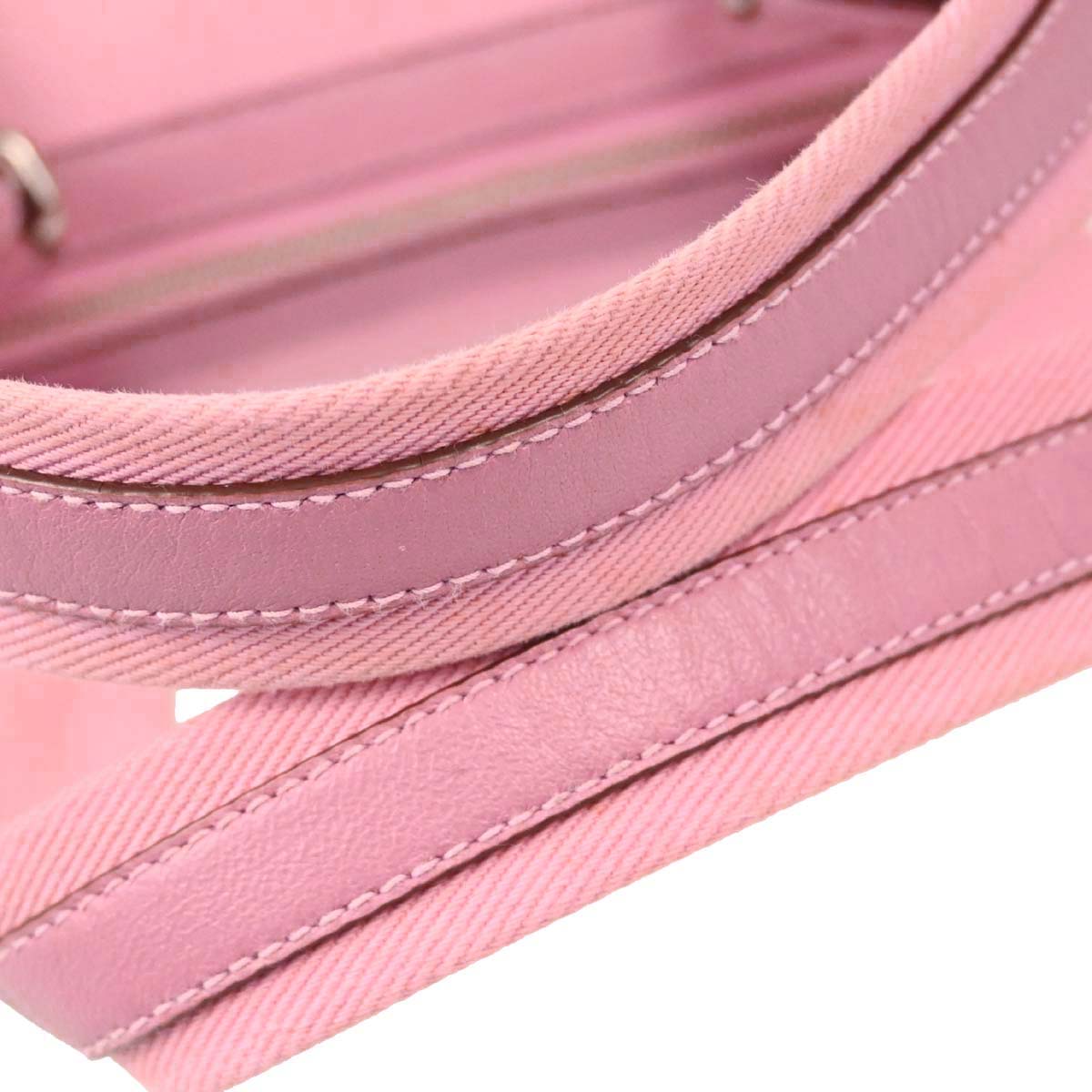 Yves Saint Laurent Pink Canvas Kahala Handbag