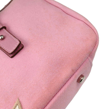 Yves Saint Laurent Pink Canvas Kahala Handbag