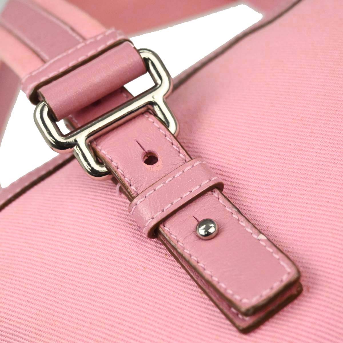 Yves Saint Laurent Pink Canvas Kahala Handbag