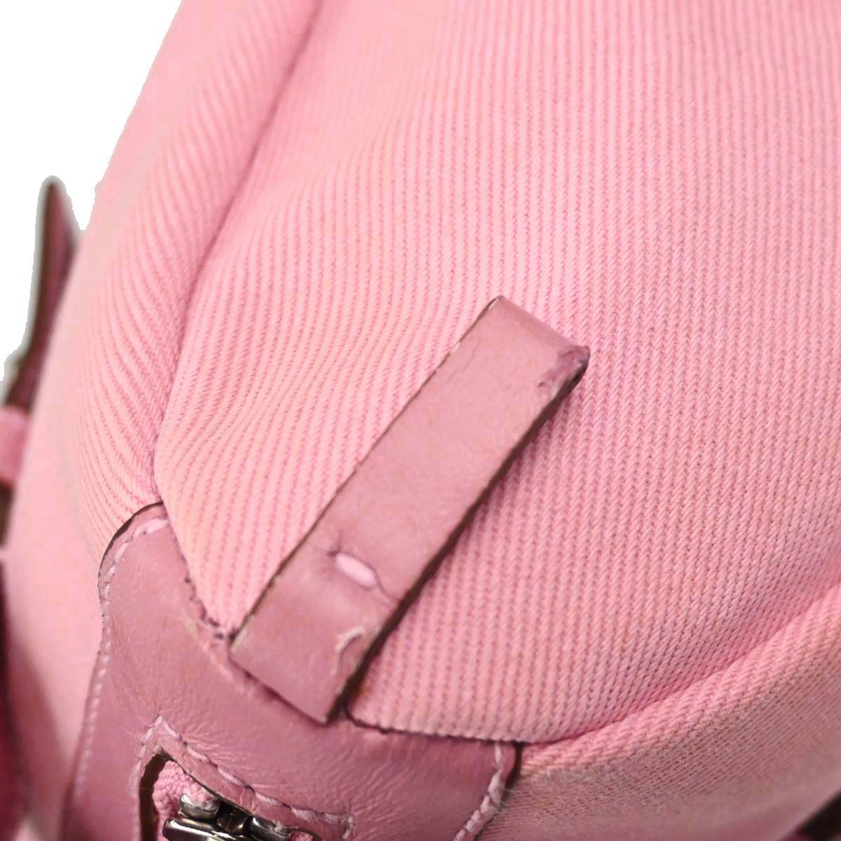 Yves Saint Laurent Pink Canvas Kahala Handbag
